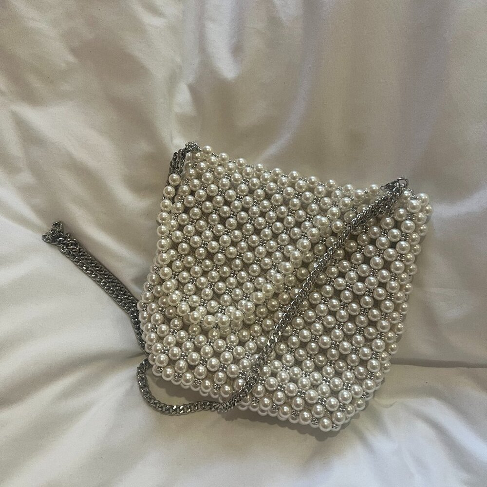 ZARA Pearl Bucket Bag